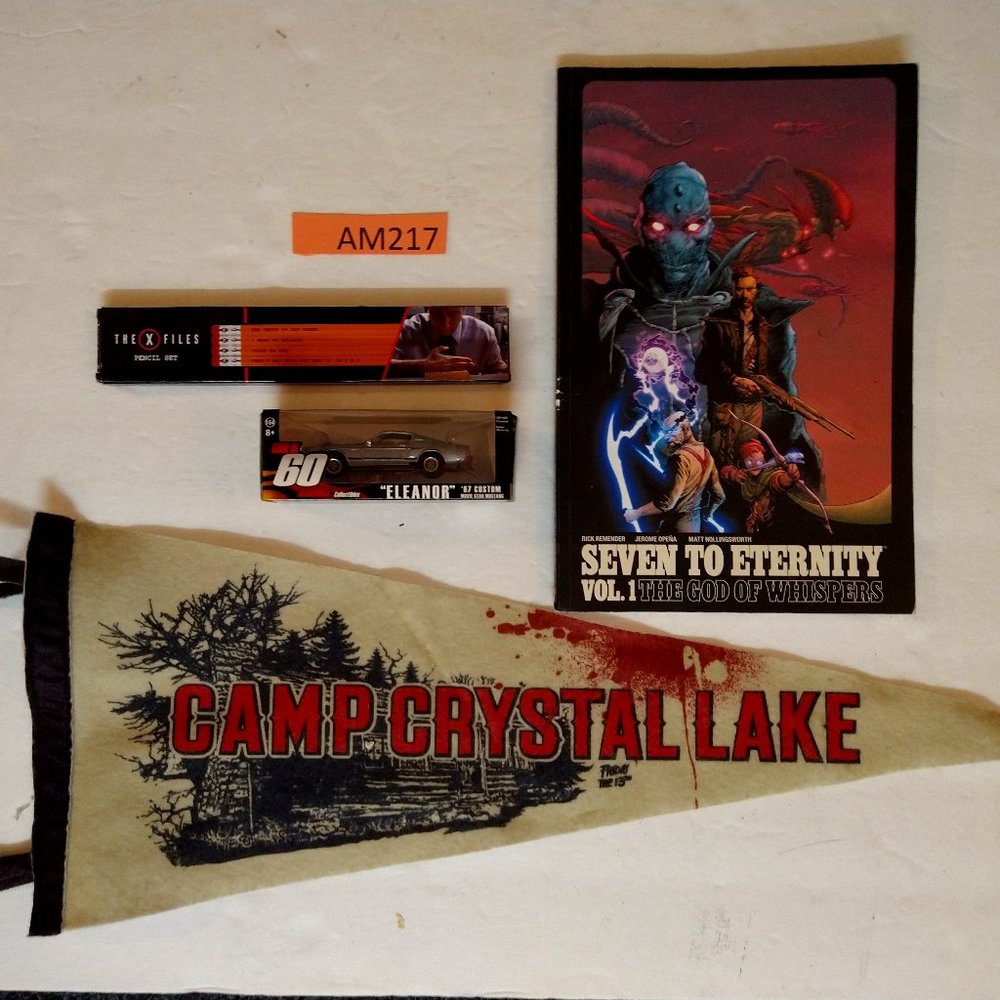 Loot Crate Exclusive LOT: Eleanor, Camp Crystal Lake, Seven to Eternity, X-Files